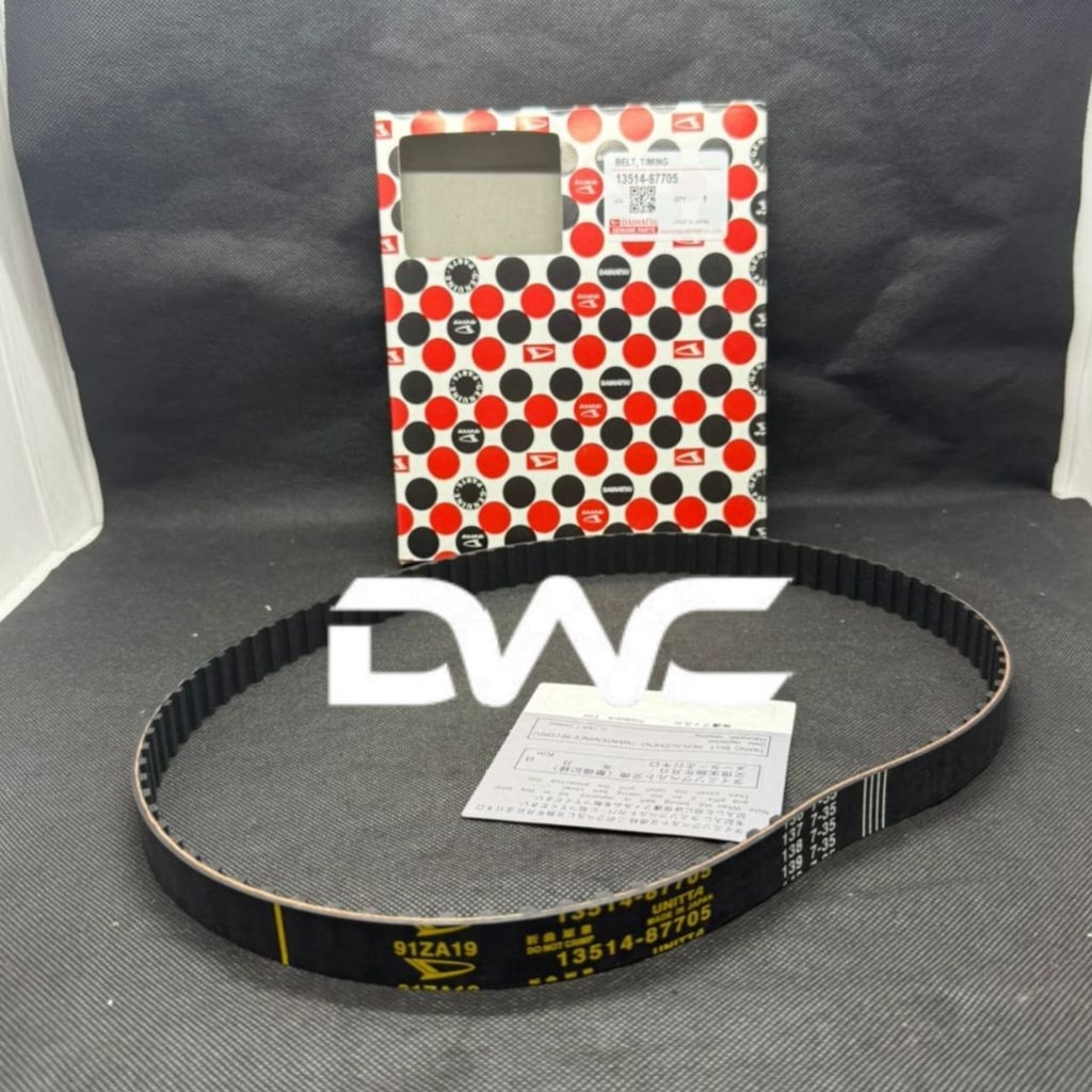 Timing Belt - Sabuk Timing Daihatsu S75 / Hijet 1.0cc