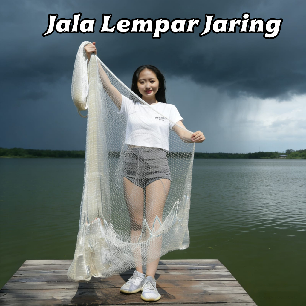 Jala Lempar 3.6 Meter 12 Feet Ikan Udang Murah