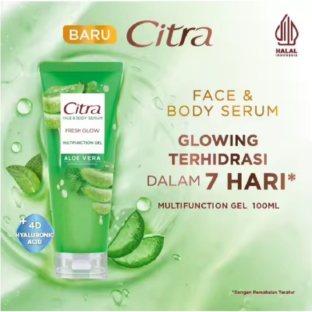 Citra Face & Body Serum Fresh Glow 100ml