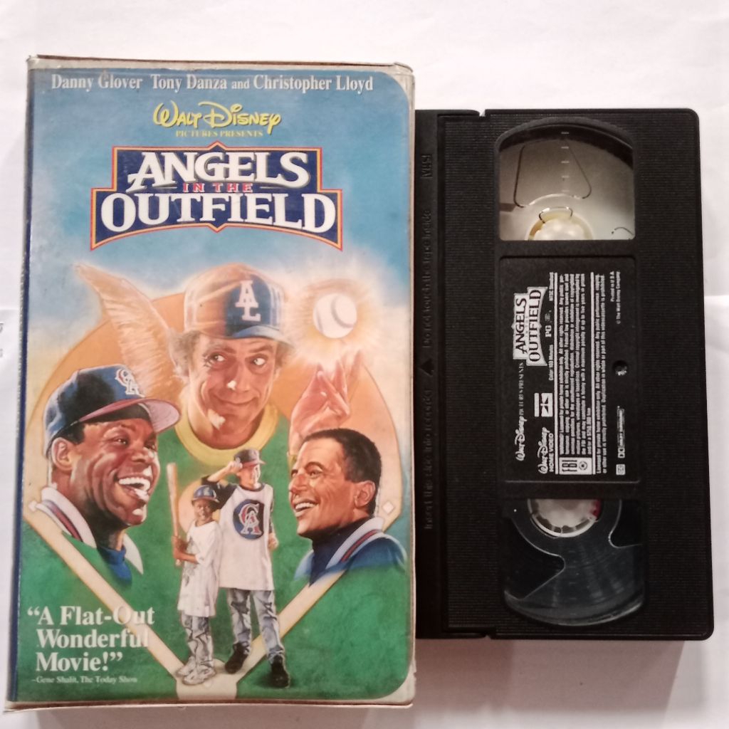 Kaset Video VHS Film Disney Angels In The Outfield Original