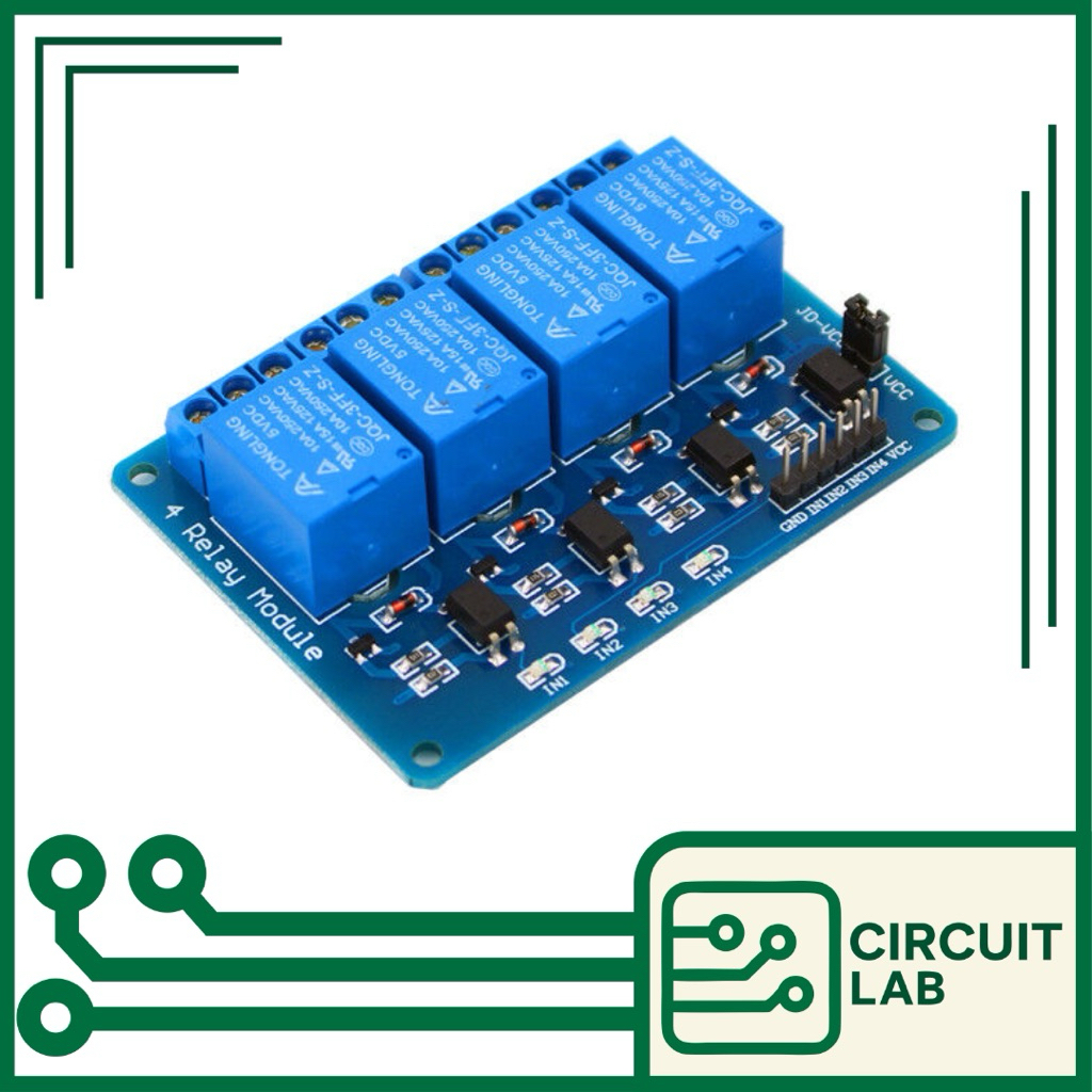 Modul Relay 4 Channel | Relay 4 Channel 5 VDC Module