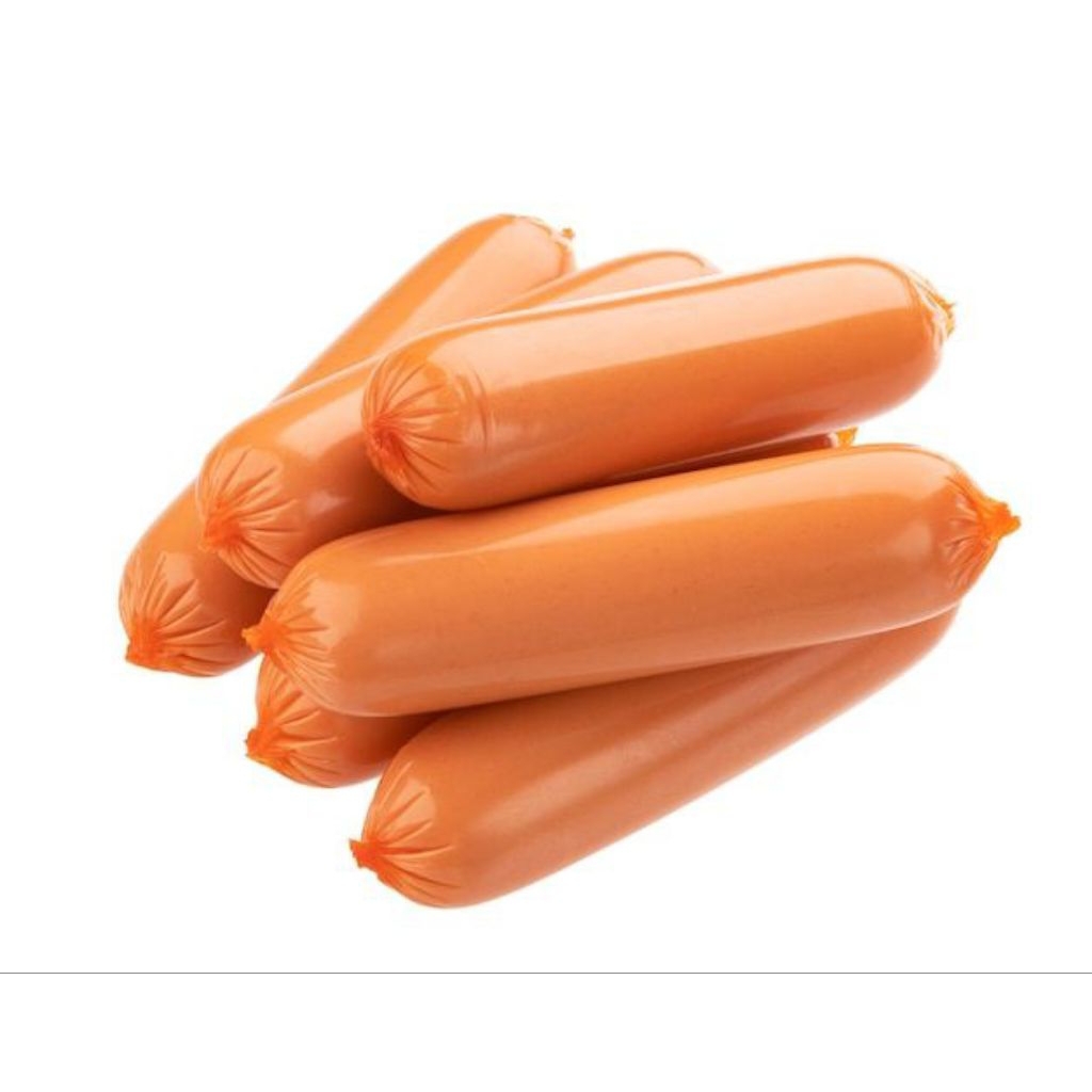 SOSIS BESAR AYAM KEMASAN 24 PCS ENAK UNTUK DI BAKAR DAN JUGA BISA UNTUK DI JUAL KEMBALI