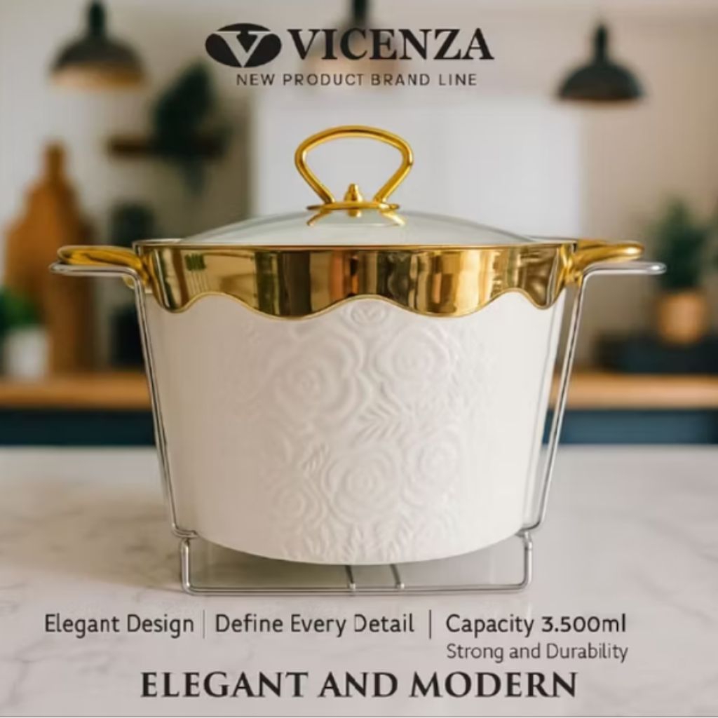 prasmanan pesta keramik vicenza embos 4 + 1