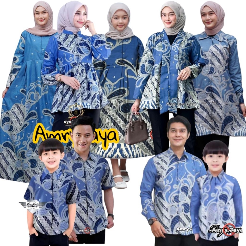 PROMO SHOPEE FLASH SALE GRATIS ONGKIR COD Batik motif mulyo biru Batik warna biru muda soft blu biru
