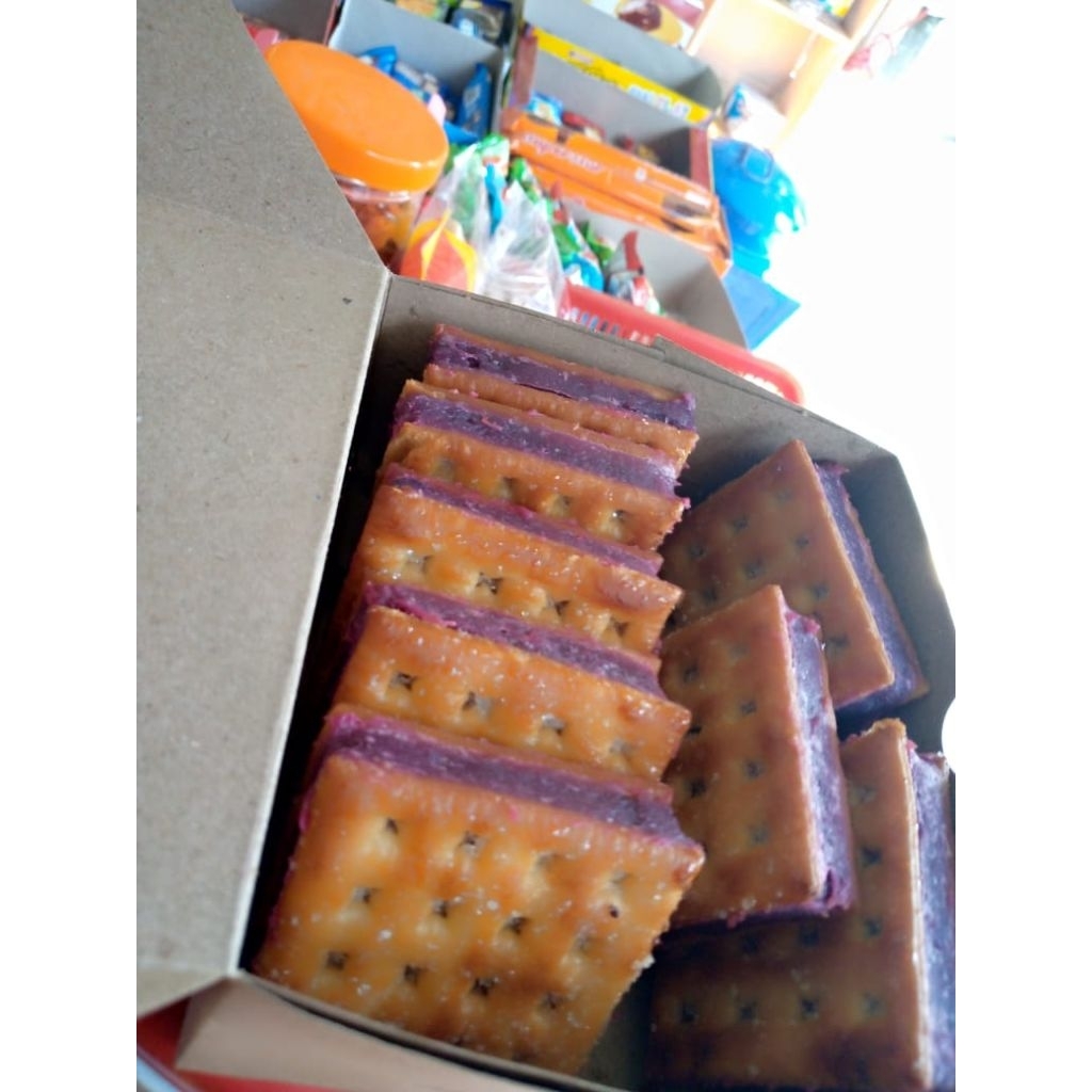 Frozen kue gabin ubi ungu
