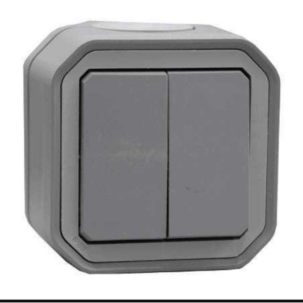 Legrand 069715L New Plexo Saklar Double Hotel Legrand