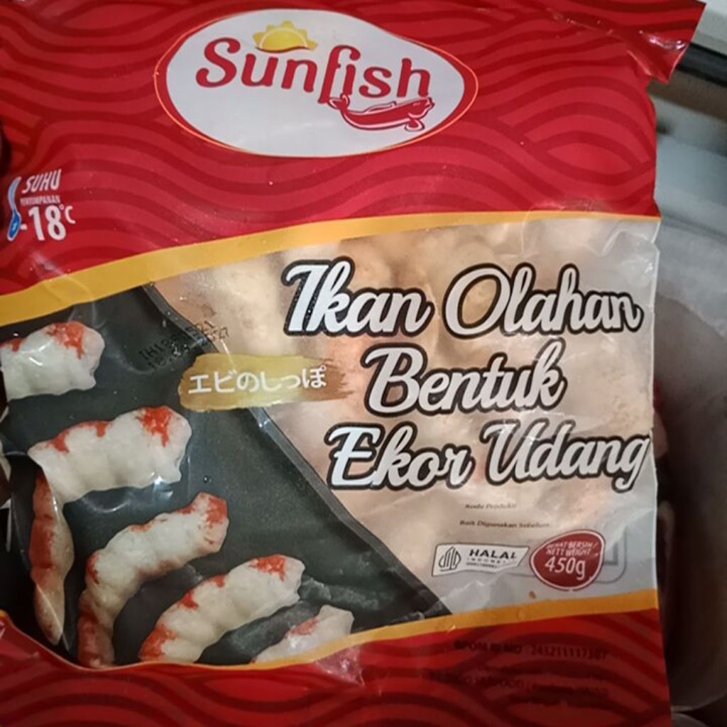ikan olahan bentuk udang