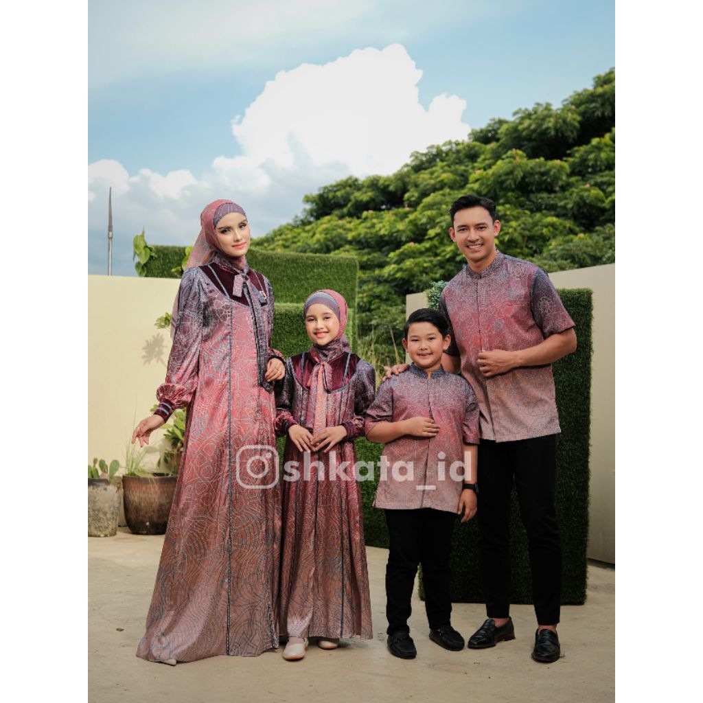 Premium Kirania series by Shkata gamis kerudung