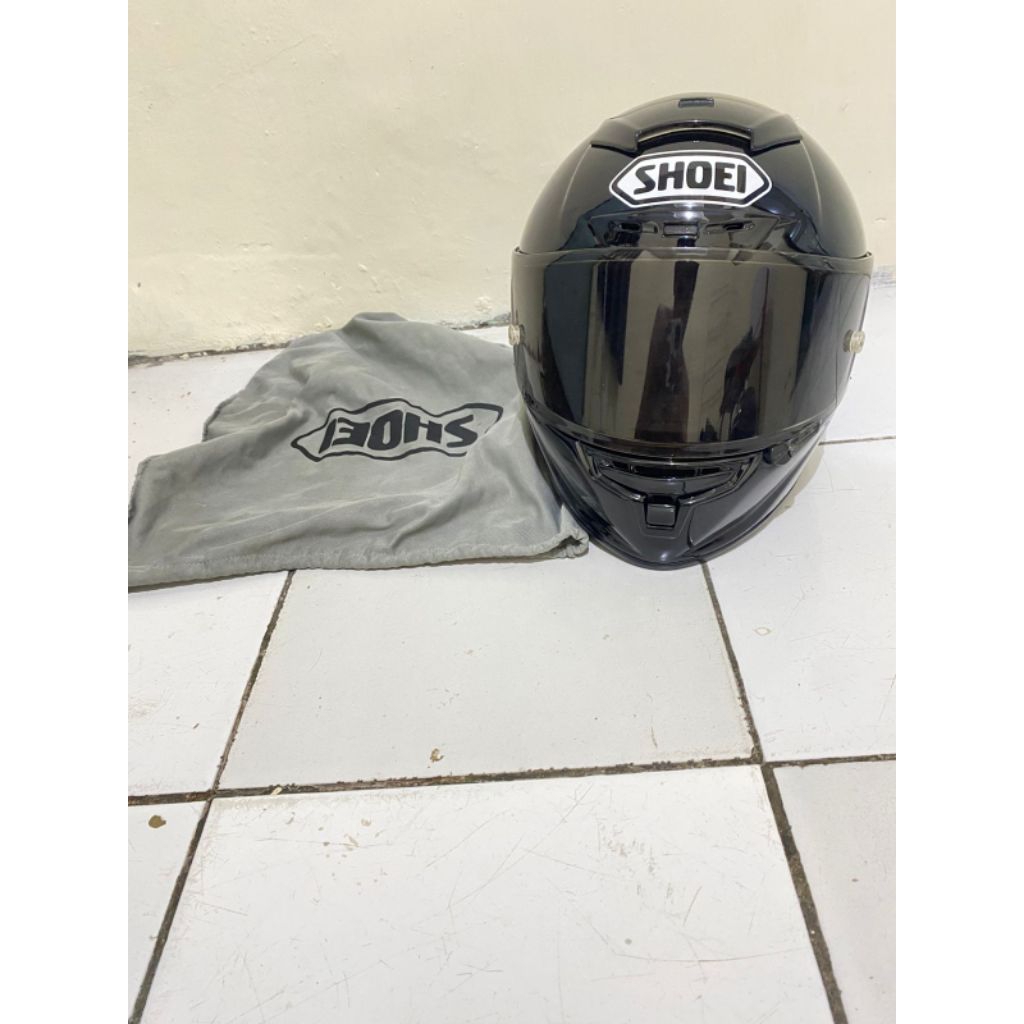 Helm Fullface Shoei X14 Black Glossy 100% Original