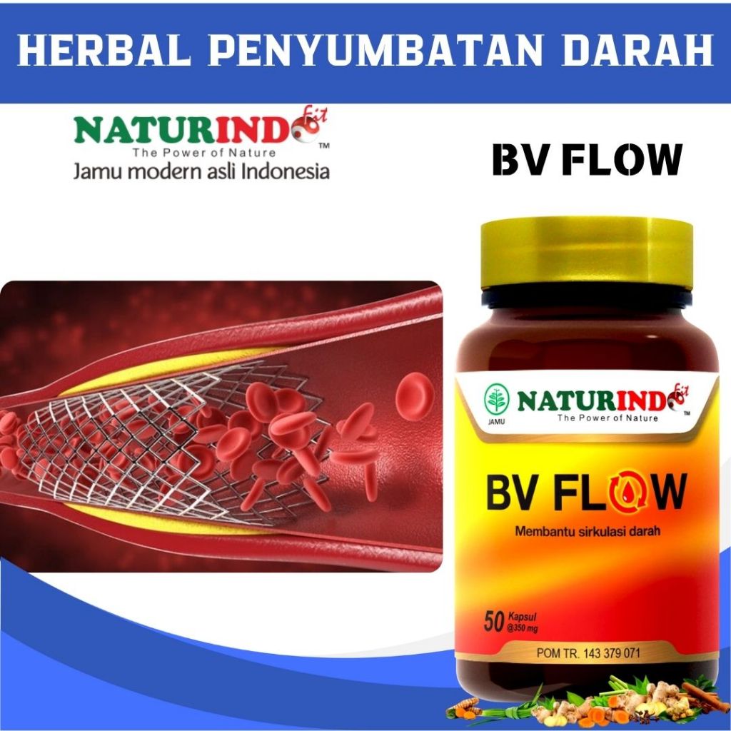 BV Flow (Herbal untuk Penyumbatan Pembuluh Darah)