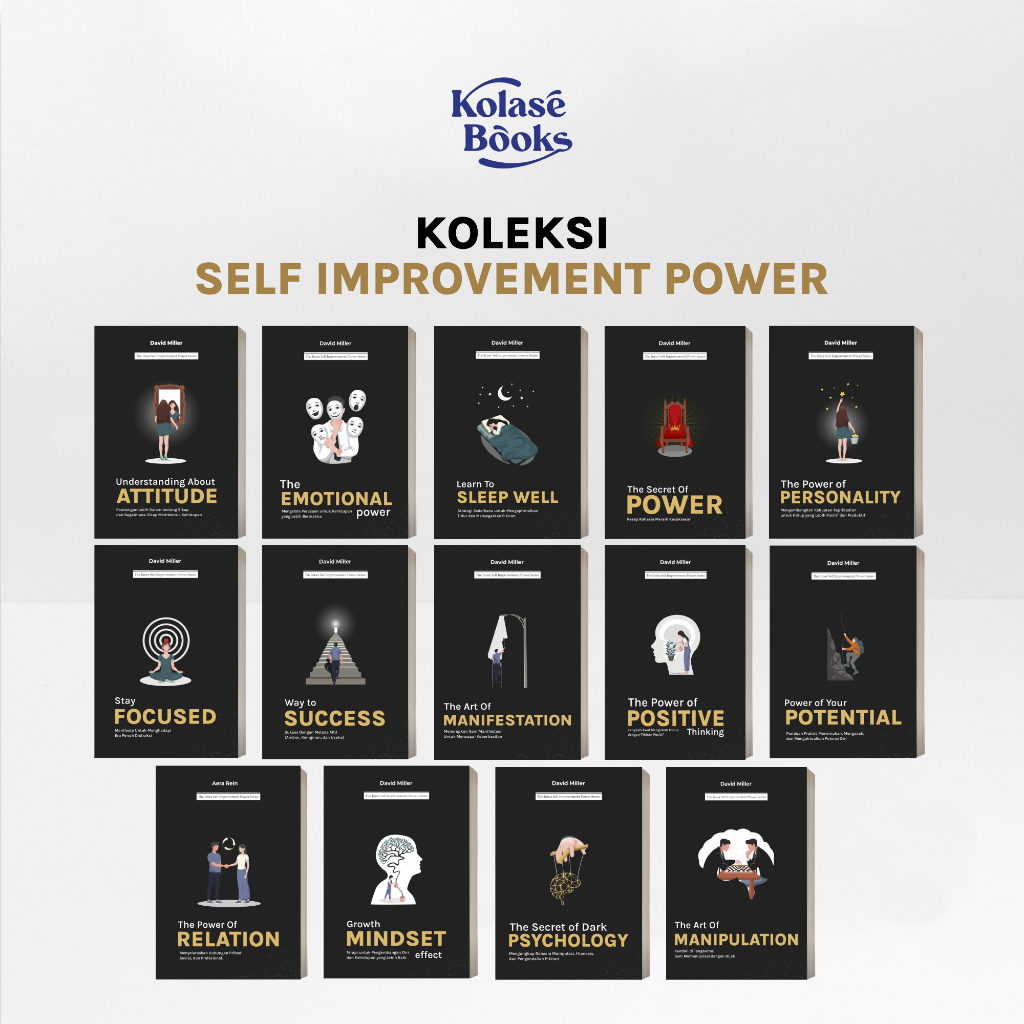 Koleksi Self Improvement Power [ The Art Manipulation +Secret Power + Dark Psychology + Way To Succe