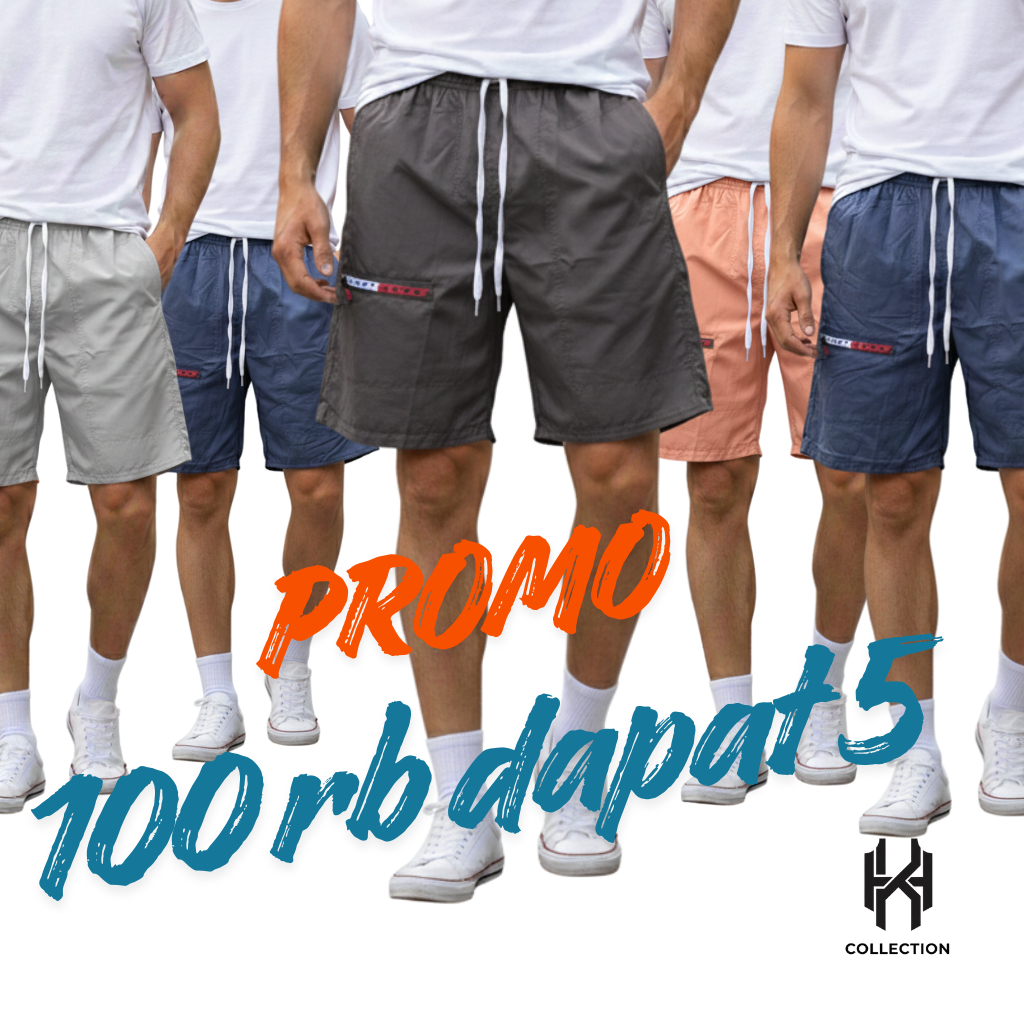 PROMO 100 RIBU DAPAT 5 CELANA MICRO PREMIUM CELANA PENDEK PRIA WANITA NYAMAN DIPAKAI