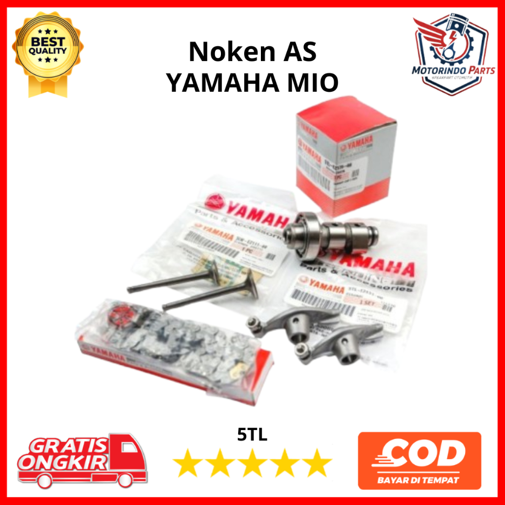 noken as motor sparepart mio sporty - noken as mio smile Paket komplit 5TL