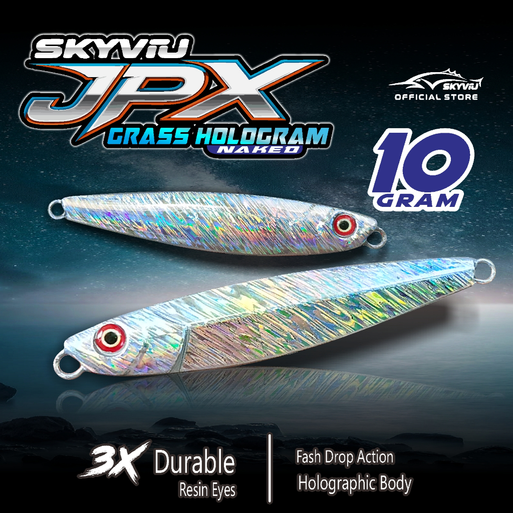Micro Jig 10 Gram SKYVIU JPX Metal Jig 10gr Mikro Jig 10gram Ultralight Fishing Lures 10g Umpan Jigg