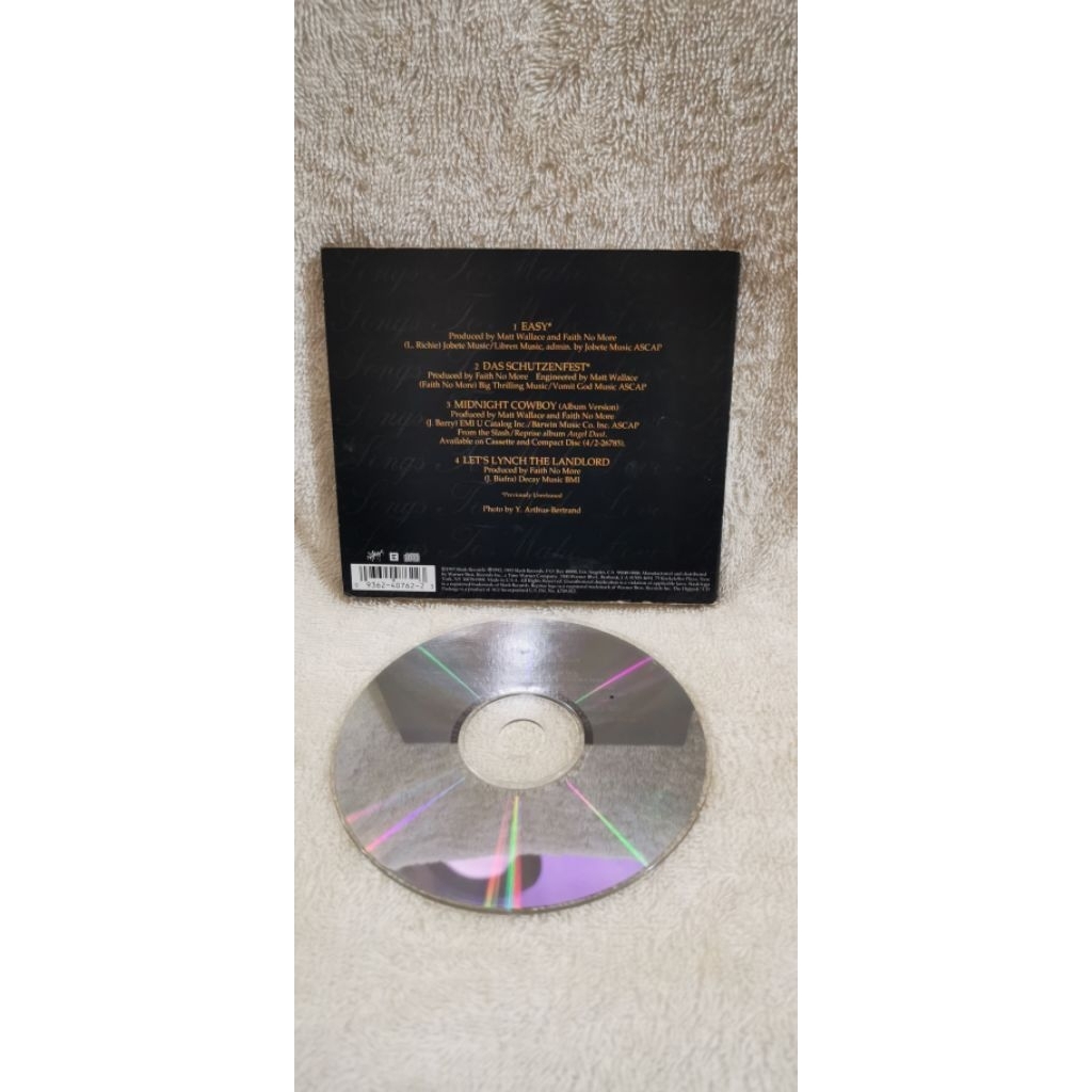 FAITH NO MORE  SONG TO MAKER LOVE TO KASET CD