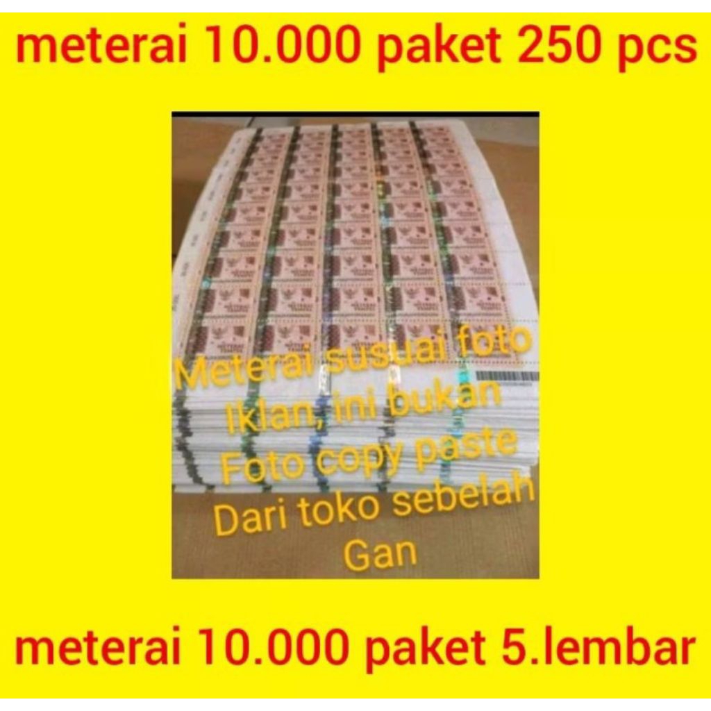 meterai 10000