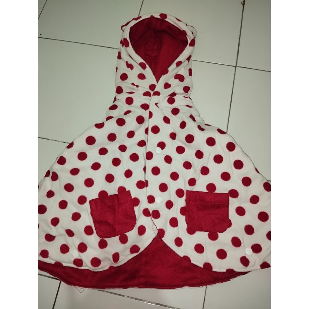 Preloved baby cape selimut bayi bolak balik
