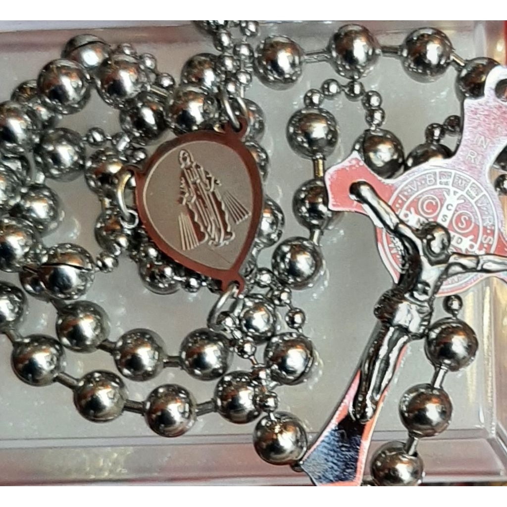 6ml rosario besi putih asli Maluku