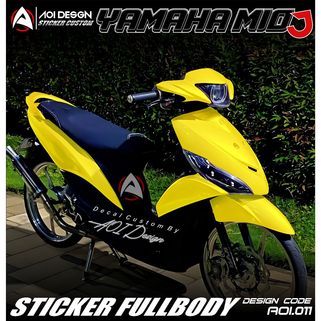 Decal Sticker Mio J Full Body 2012 2013 2014 Stiker Limited Edition Custom Nama