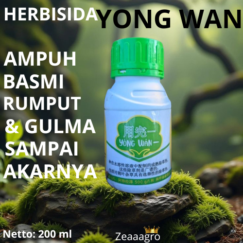Yongwan - Yong Wan Herbisida Sistemik Racun Rumput Ampuh Basmi Rumput Liar dan Gulma Pada Tanaman Pa