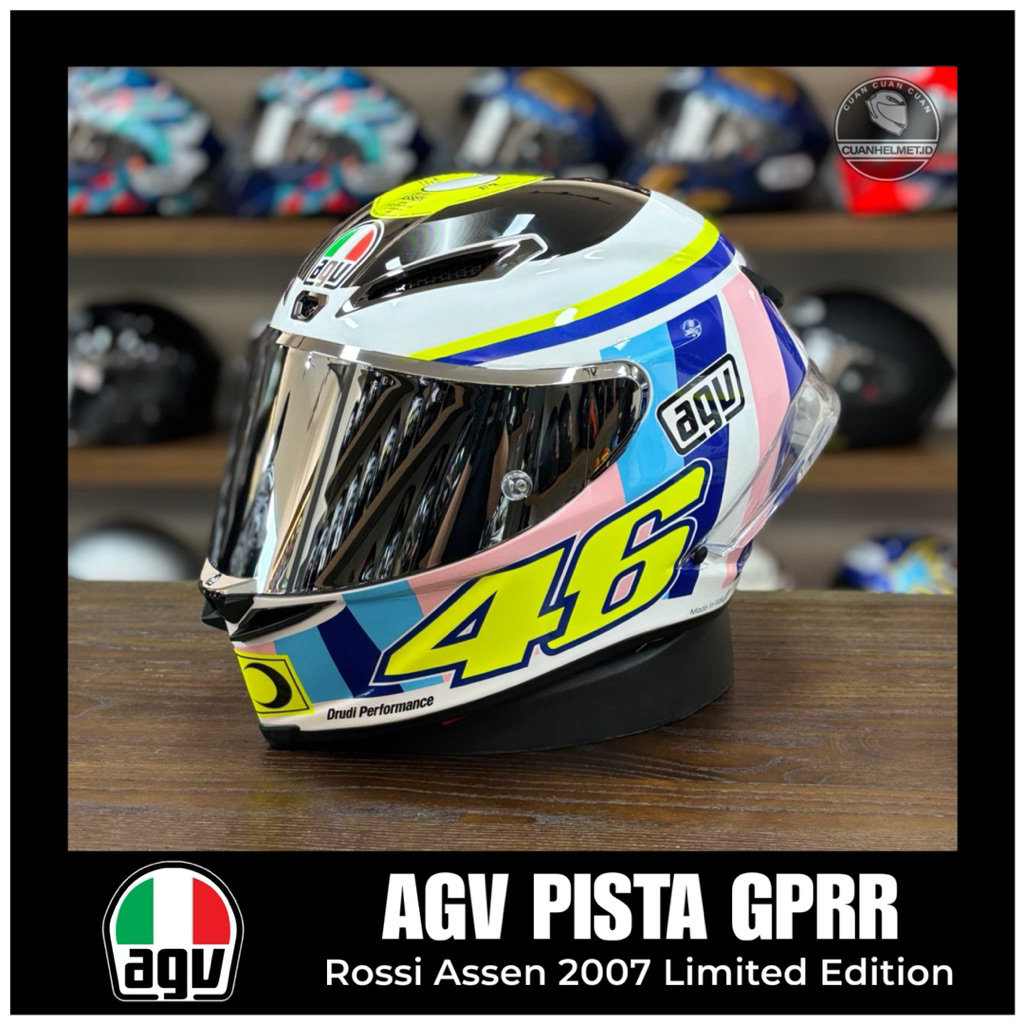 AGV Pista GPRR Rossi Assen 2007 Limited Edition