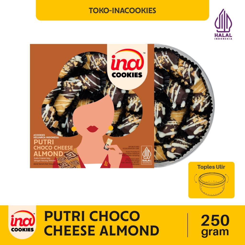 [SEMUA VARIAN REGULER] Kue Kering Lebaran Ina Cookies Toples Reguler