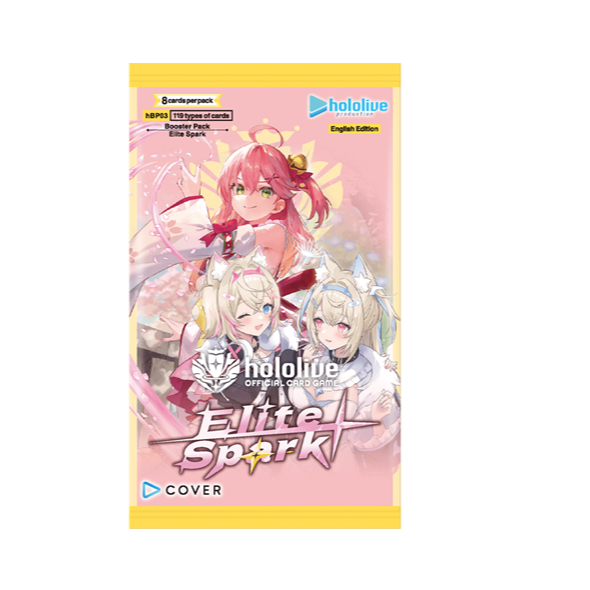 Hololive TCG BP03 Elite Spark Booster Pack English