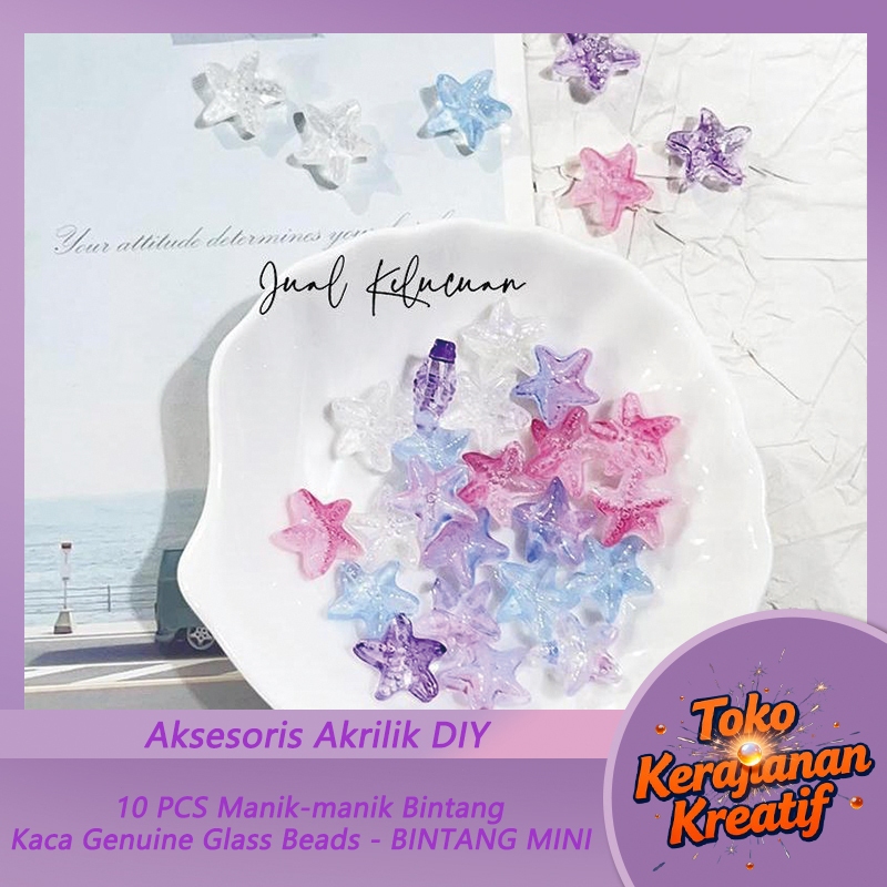 Manik-manik Kaca Manik-manik Kaca Asli - Bintang Laut Bintang Laut