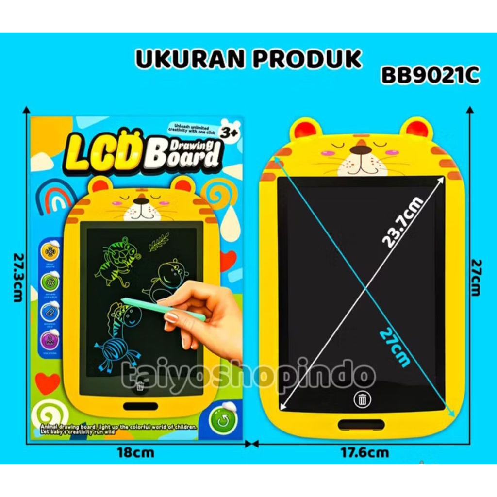 Mainan Edukasi Anak Drawing Board LCD / Mainan Edukasi Anak Writing Tablet