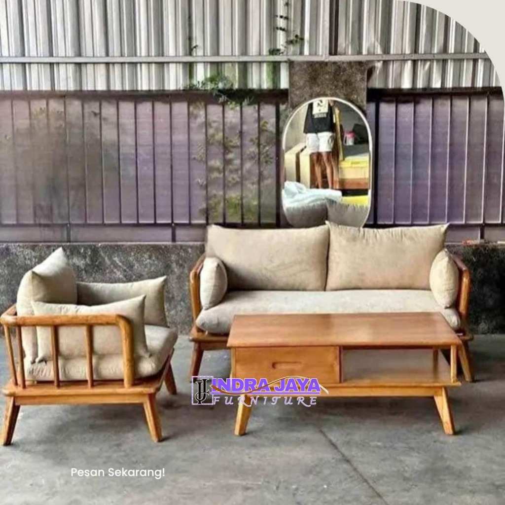 Set kursi tamu, set kursi tamu minimalis, set kursi retro, set meja tamu klasik