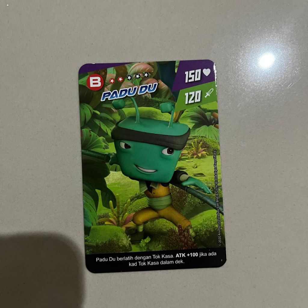 Kartu Padudu (Adudu) Pek Impak 2020 asli Malaysia