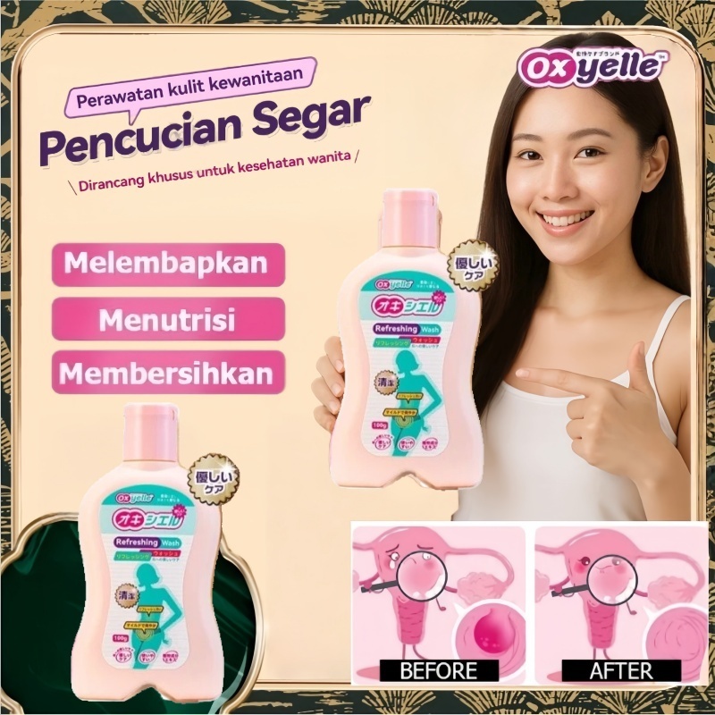 Oxyelle×Greenvibes Cairan pembersih kewanitaan membantu menjaga kulit area kewanitaan tetap sehat