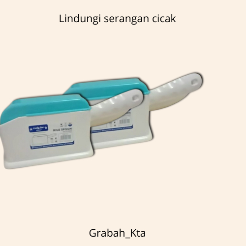 TERLARIS TEMPAT CENTONG NASI ANTI CICAK// TEMPAT SENDOK NASI / /Rice Spoon Holder 3105 //Tempat Cent