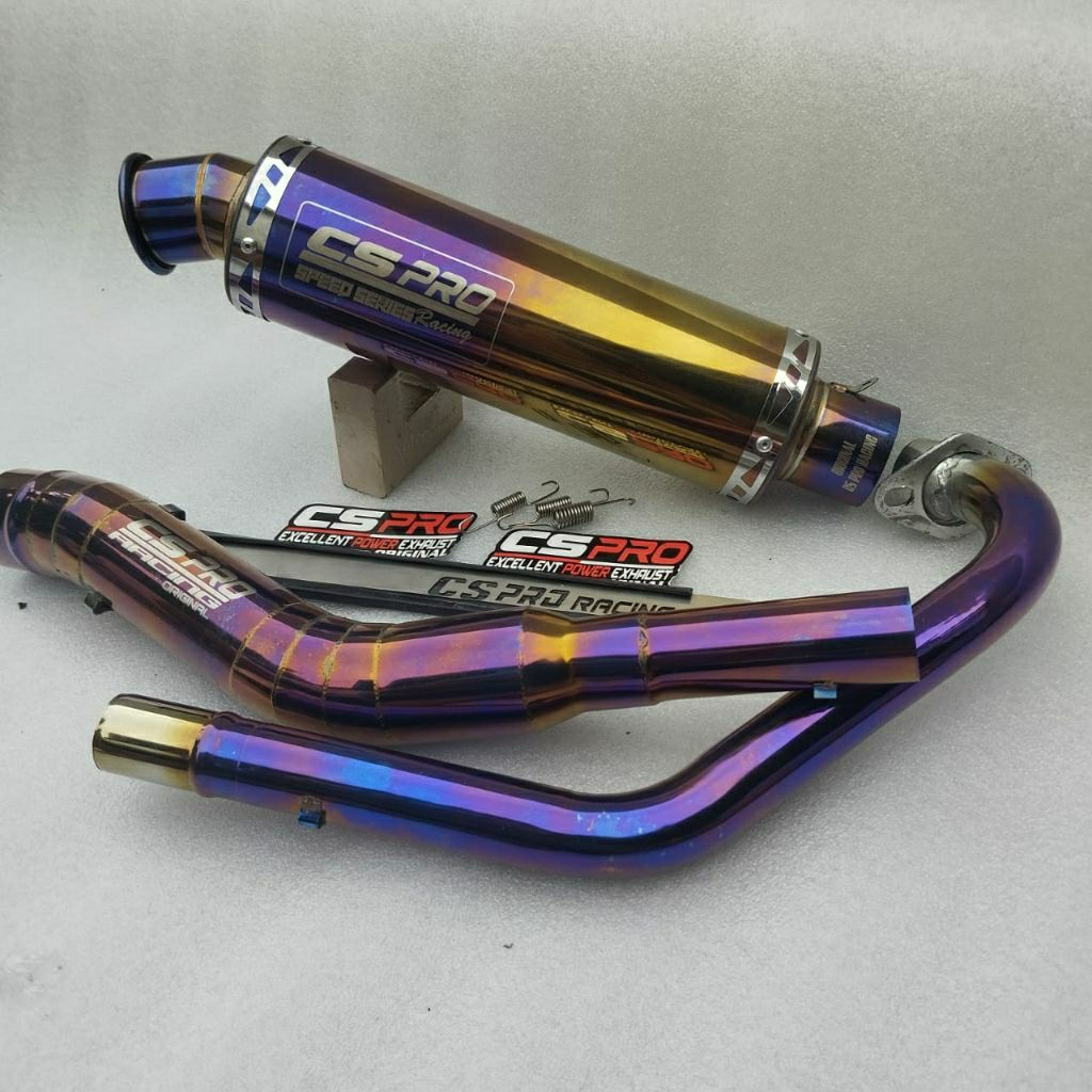 KNALPOT RACING VIXION R15 GSX CBR CB MEGA PRO TIGER BYSON SATRIA FU SONIC MX KING SUPRA GTR ORIGINAL