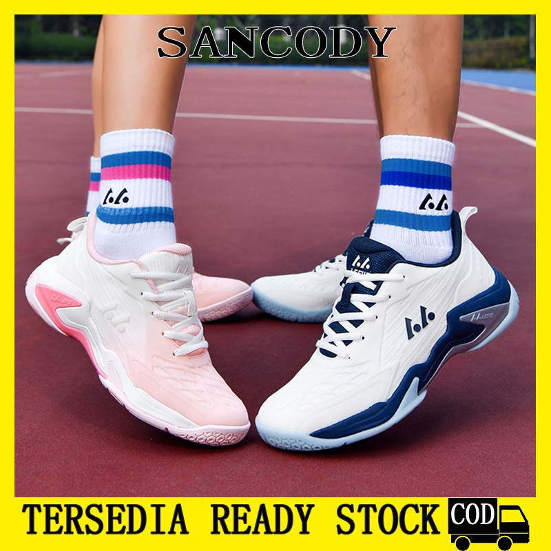 LEFUS Sepatu badminton Sepatu Bulutangkis Sepatu pasangan profesional diimpor sepatu pelatihan biasa