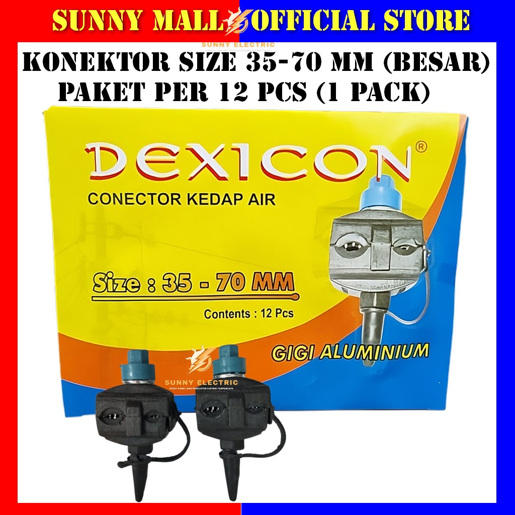 (Per 12 Pcs) Konektor Kabel Twist / Kabel SR / Konektor Kabel Kedap Air / Connerctor Listrik PLN Mur