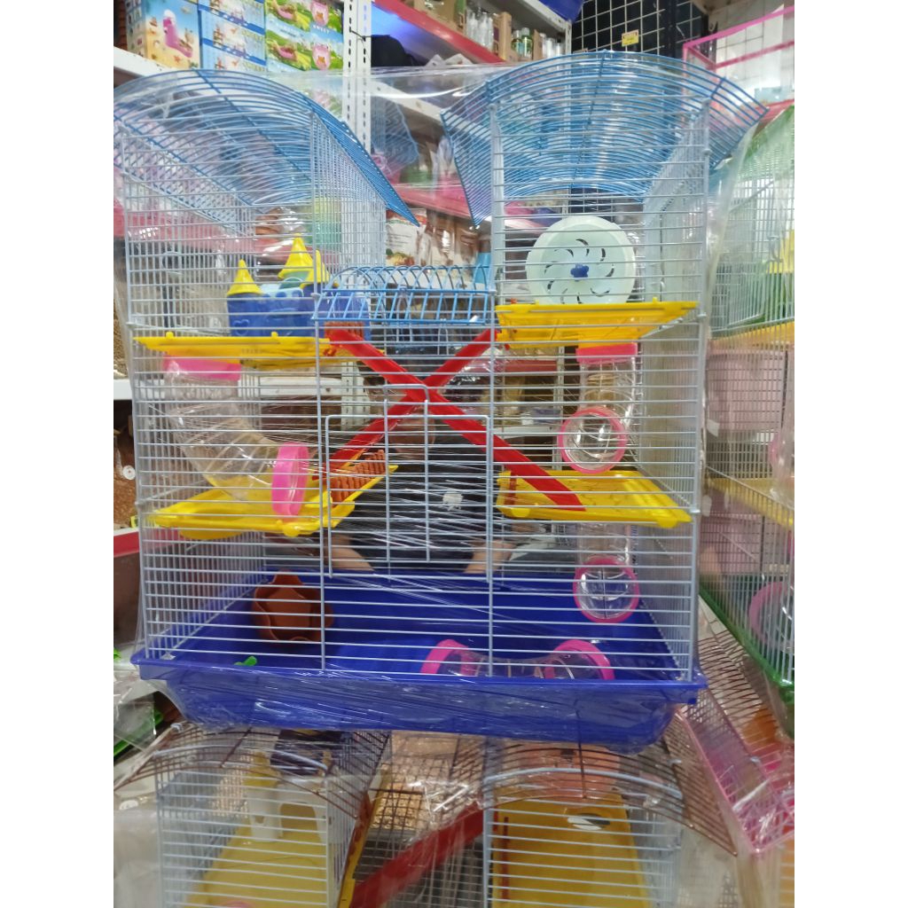 Kandang hamster besar/ apartemen hamster/kandang hamster big Kandang Hamster 25# Sweet / Size Jumbo