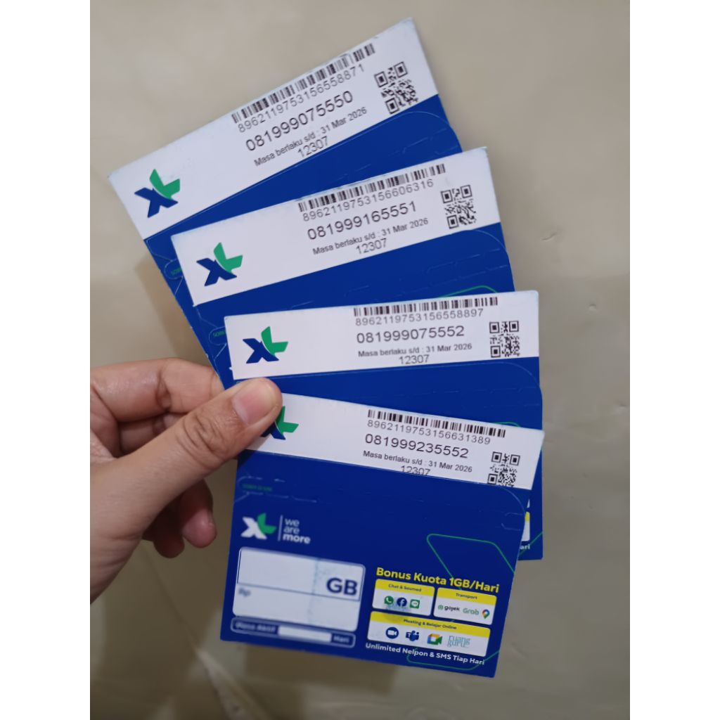 Nomor Cantik XL DOUBLE TRIPLE Master 999 555