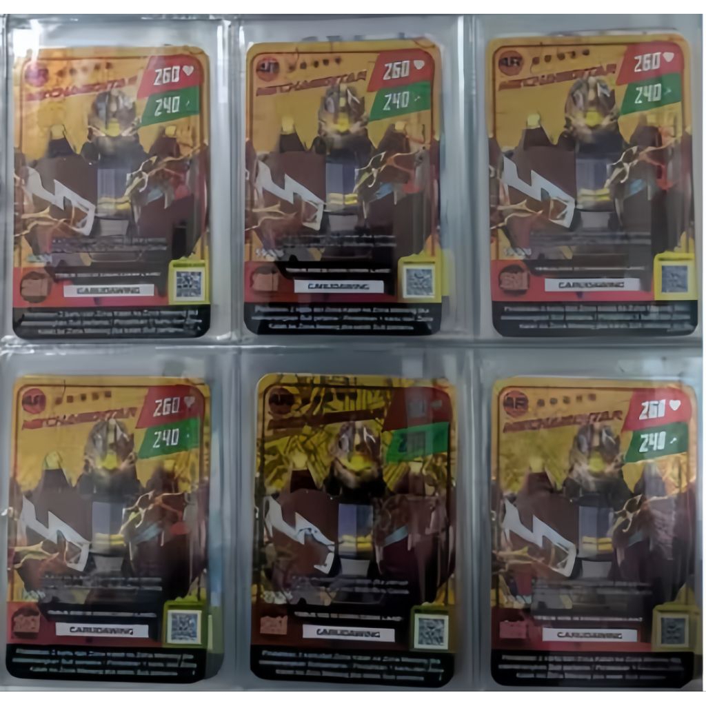 Choki Choki BoBoiBoy - Monsta Galaxy Card V2 Mecha Gentar AR Kartu Langka