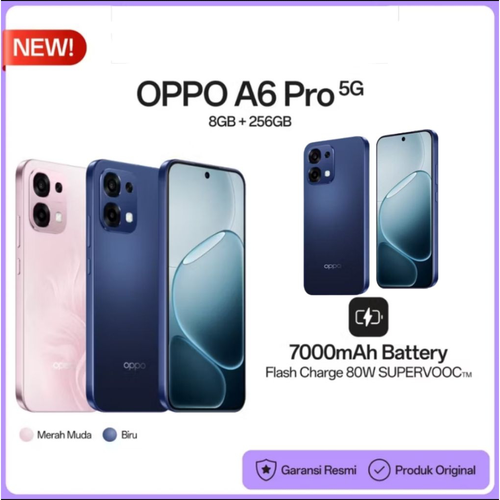 HP OPPO A6PRO 5G RAM 8GB ROM 256GB