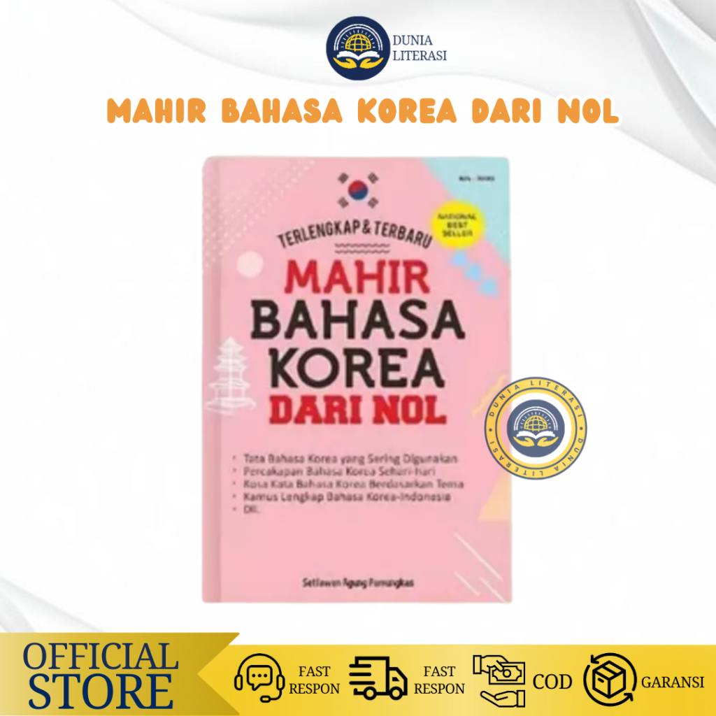 Buku Mahir Bahasa Korea Dari Nol - Buku Bahasa Korea