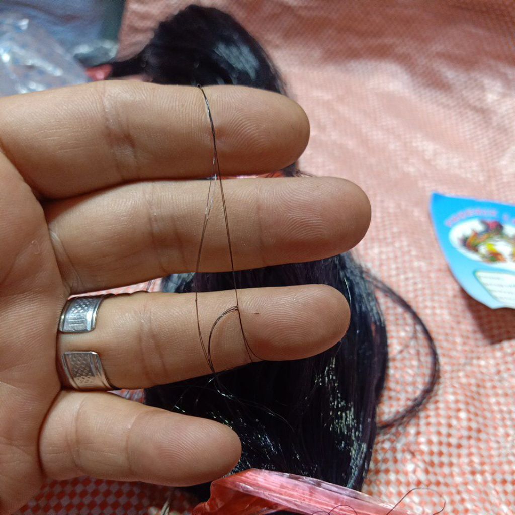 012 Jaring burung hitam 3" tinggi 7,5 meter 100 /100, jaring saja, buat burung sebesar merpati