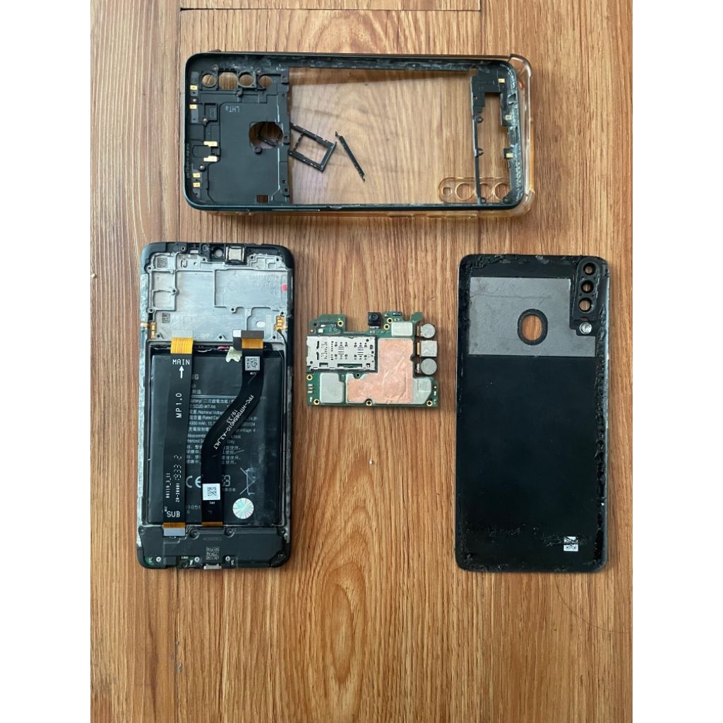 LCD samsung a20s copotan