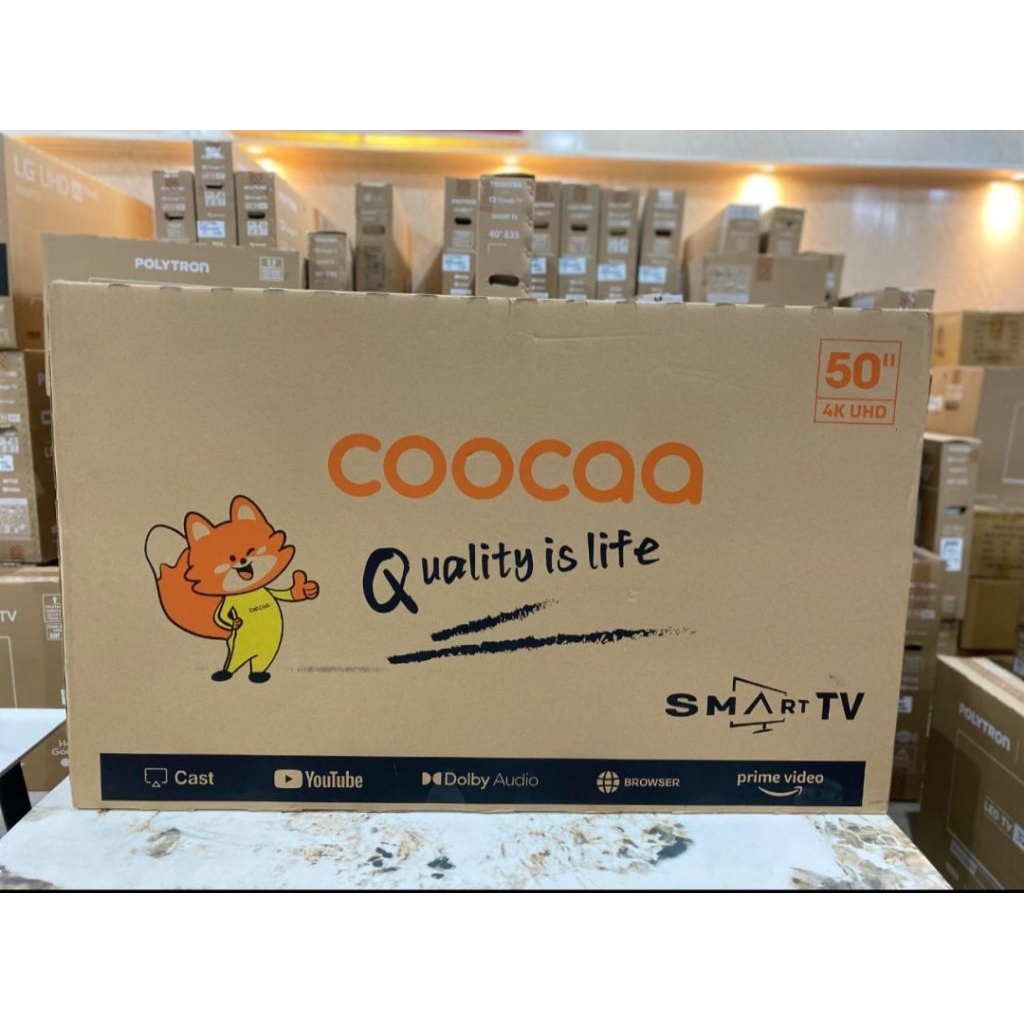 TV LED Merk Coocaa 50in SMART TV Type *S3U PRO*