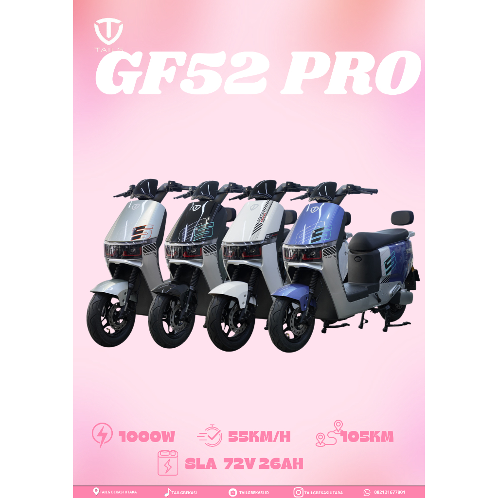 Sepeda Listrik TAILG GF52pro GARANSI 12 BULAN