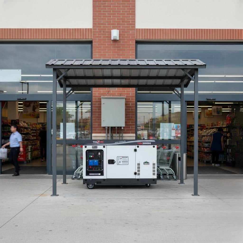 Genset Silent 20 KVA Tsuzumi TDG 20000S Japan Technology / Genset Diesel Silent 20 KVA 1 Phase