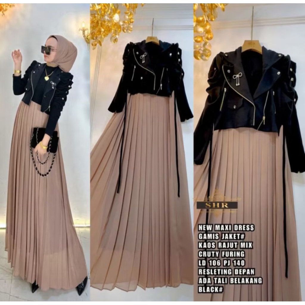 Dress SHR Original 100% baru jual rugi karena kekecilan