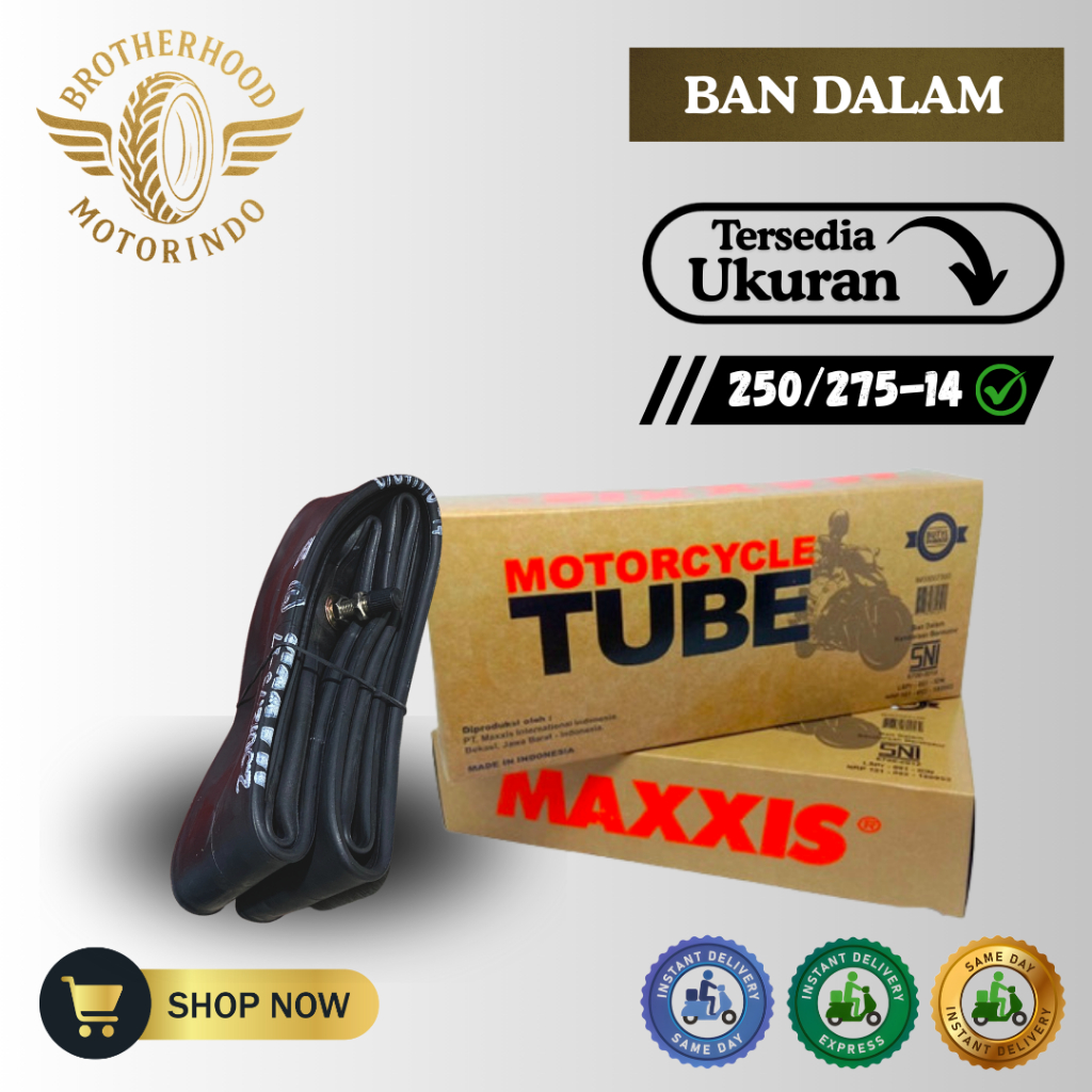 BAN DALAM MOTOR MAXXIS RING 14 / (2.50/2.75-14 / 70/90-14 / 80/90-14) BAN DALAM RING 14 / TUBE TIRE