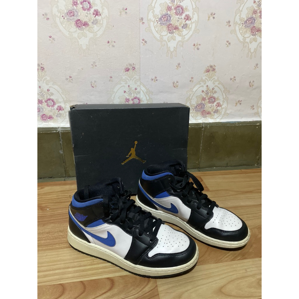 Air Jordan 1 Mid White Royal