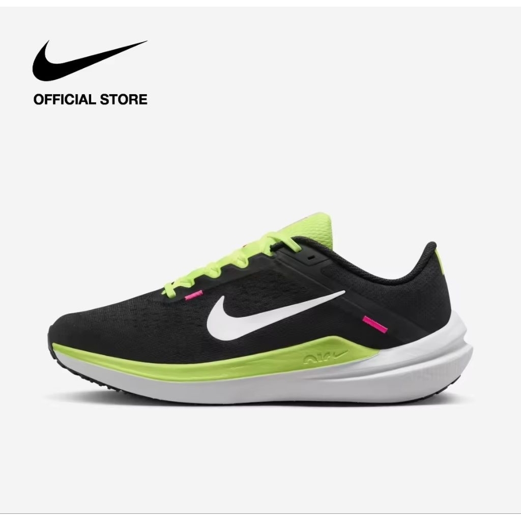 NIKE AIR WINFLO 10 RUNNING SHOES BLACK ORIGINAL